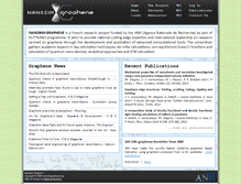 Tablet Screenshot of nanosimgraphene.org